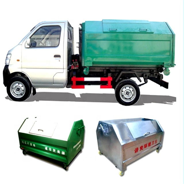 Foton Petrol Gasoline Light 2 Cubic Meter 1ton-2ton 2m3 2 Tons Rubbish Truck