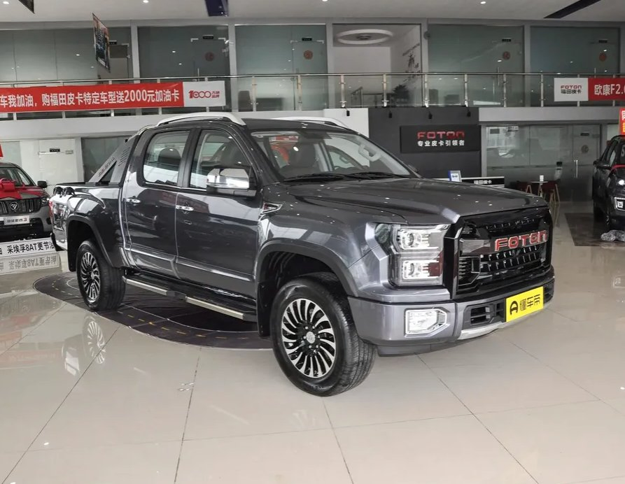 New Foton G9 Armored Automatic Pickup Truck, 2.0t Turbocharged, Ideal for off-Road/Multi-Functional Commercial Use