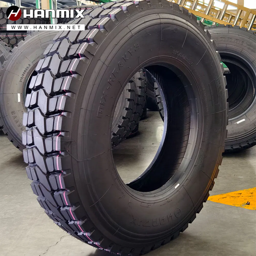 Hanmix Wholesale Regional All Terrain Heavy Truck Tyre Bus Radial TBR/OTR/PCR Car Factory 7.50r16 11r22.5 12r24 12r22.5 295/80r22.5 315/80r22.5 Tire Llantas