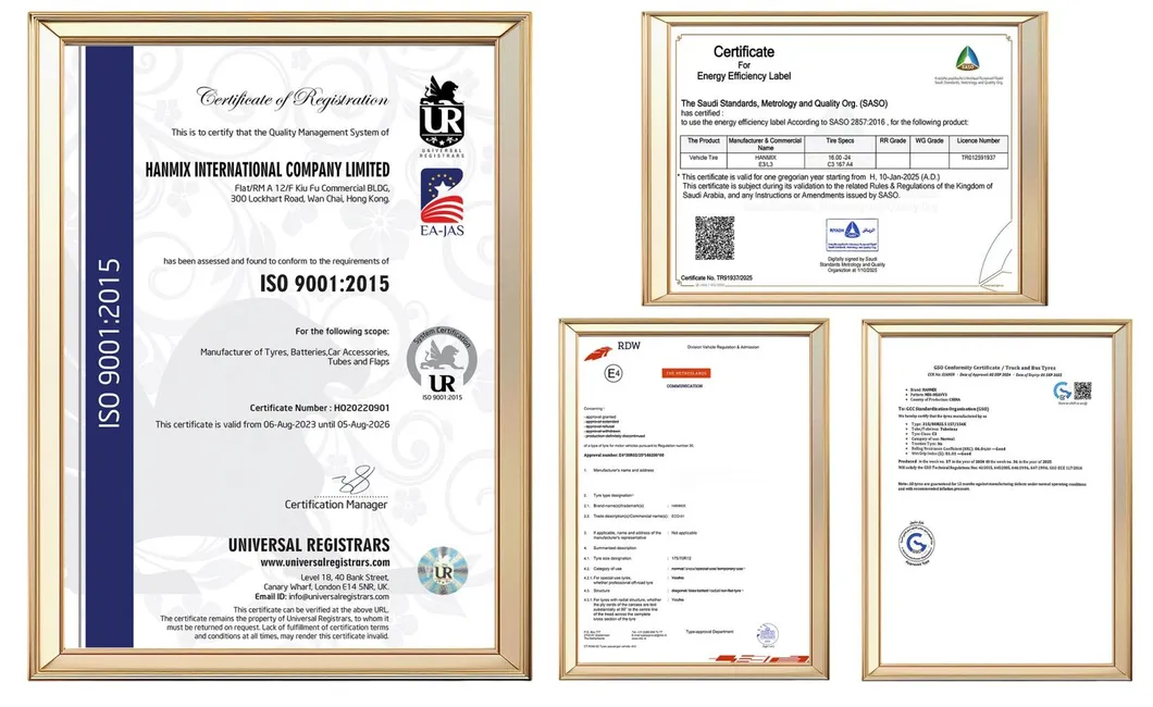 Certificates