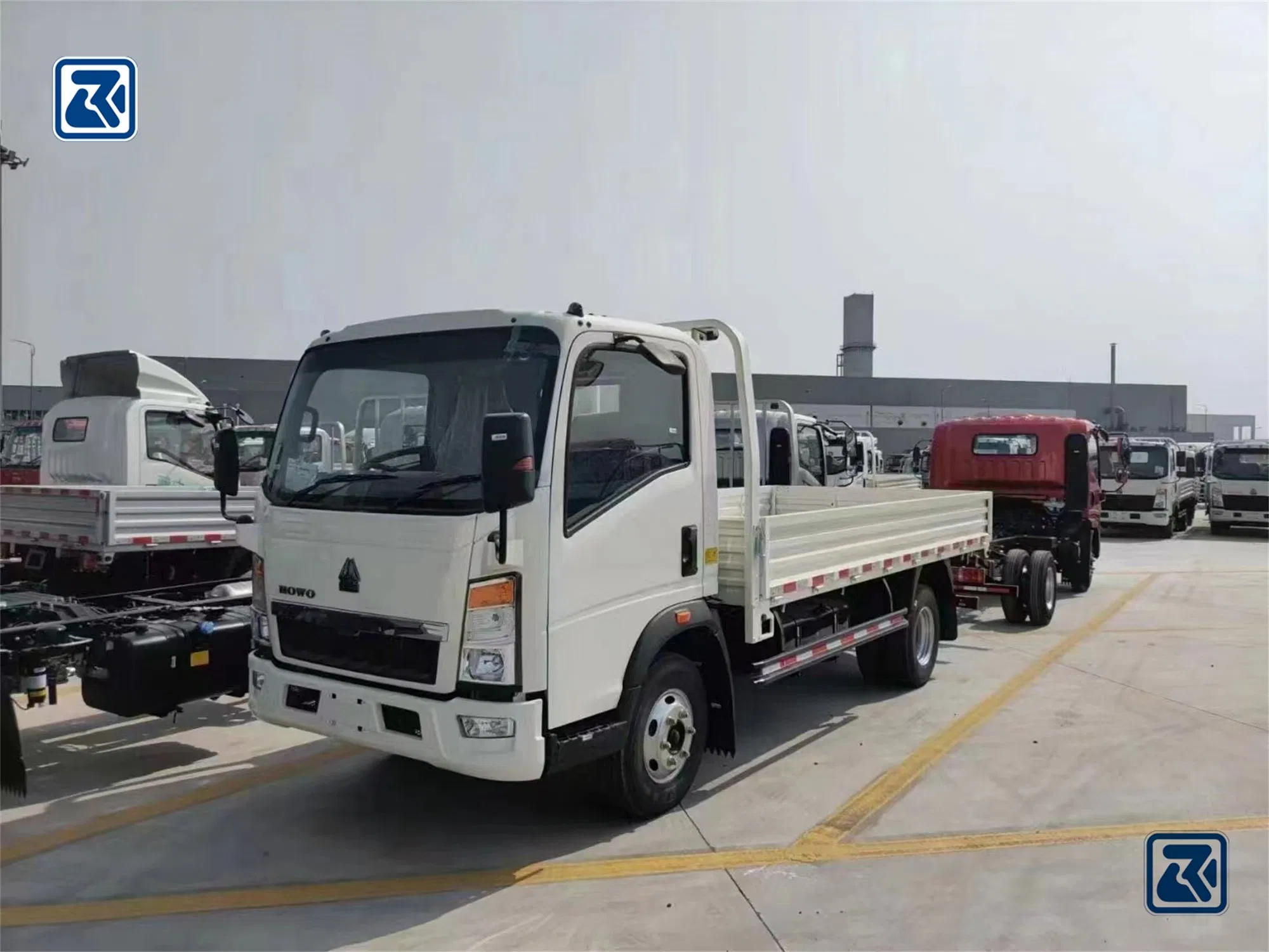 Brand New Sinotruk/Sinotruck HOWO Right Hand Drive 4X2 6wheeler Mini Light Duty Cargo Truck