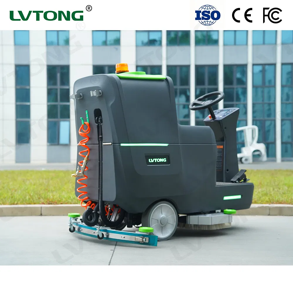 Commercial Industrial Automatic Floor Scrubber Machine for Large Area Cleaning High Efficiency Performance