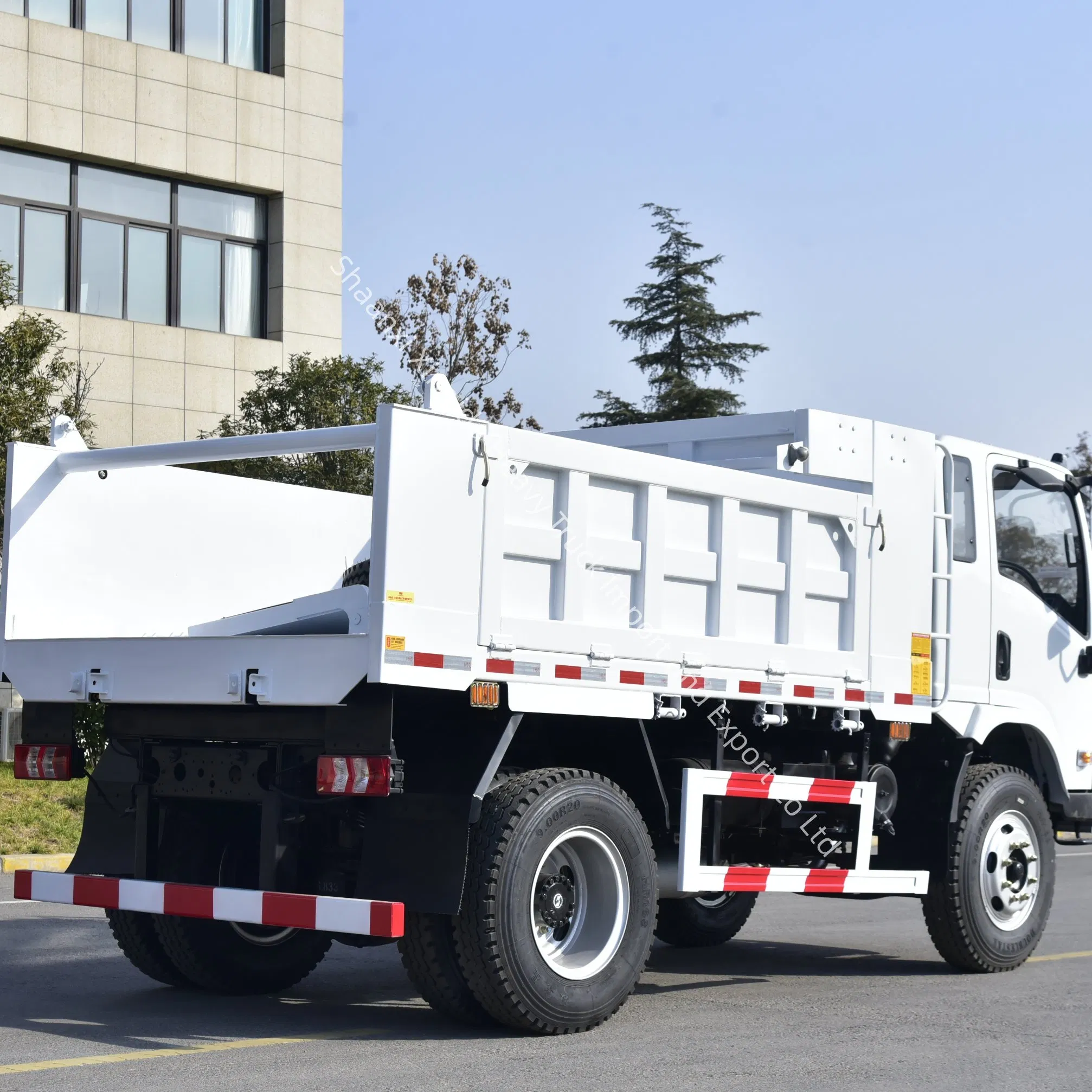 New Shcman X9 4X4 4X2 170HP All Wheel Drive Tipper Mining Dump Dumper Cargo Truck Mini Flatbed Stake Dumping Light Tipping Mini Max Mine Dump Truck