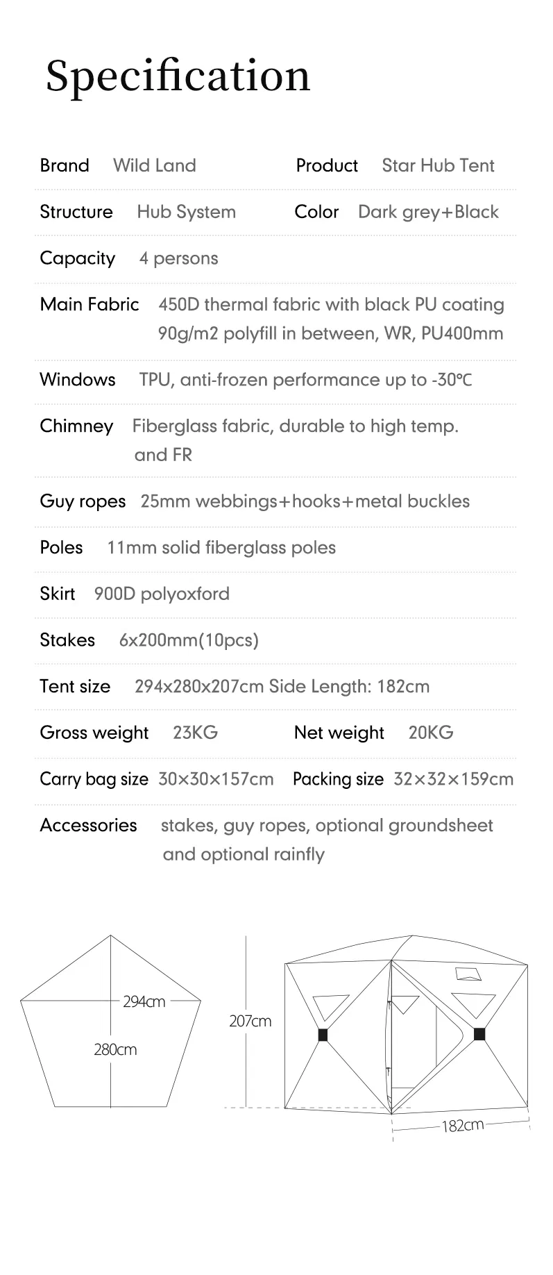 Oversized Snow Skirt