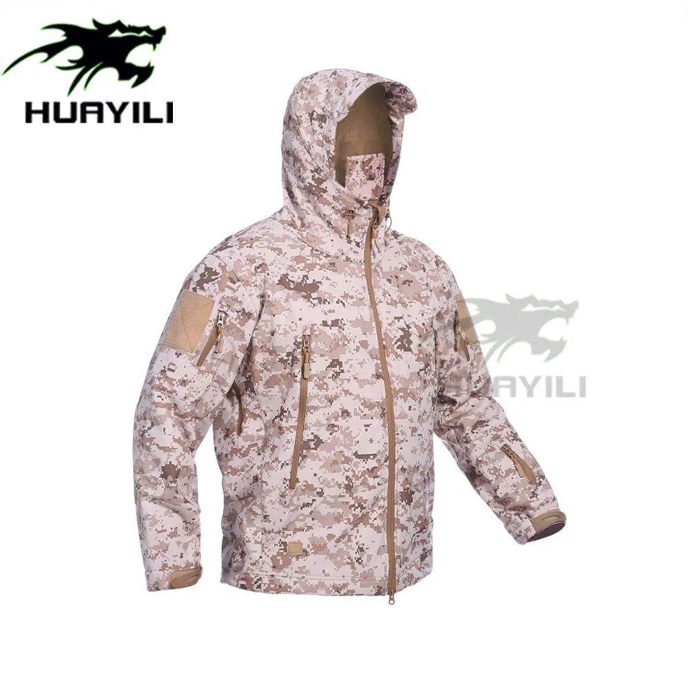 Wholesale Breathable Fashion Winter Jacket, Men's Waterproof Camouflage Safety Varsity China