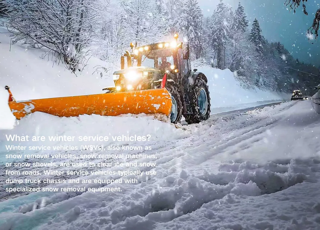 Snow Removal Sweeper Cleaner Truck