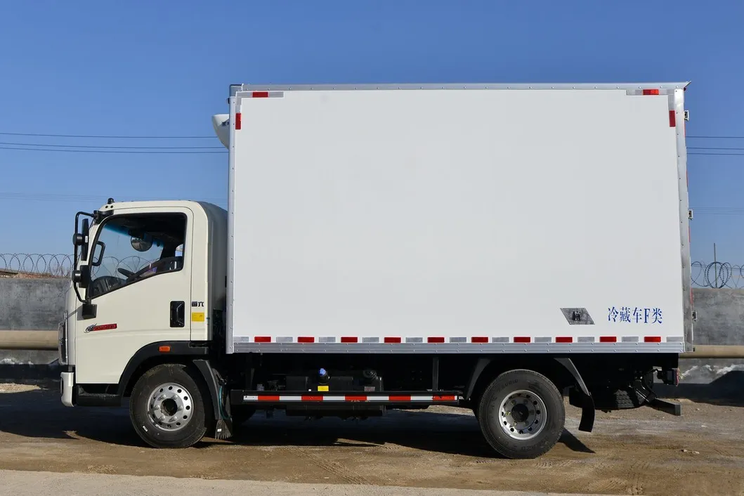 Refrigerator Truck Rear View