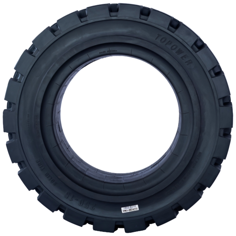 250-15 Solid Rubber Tire Run Flat Inserts for Forklift Cars Skid Steer Rim Manufacturer