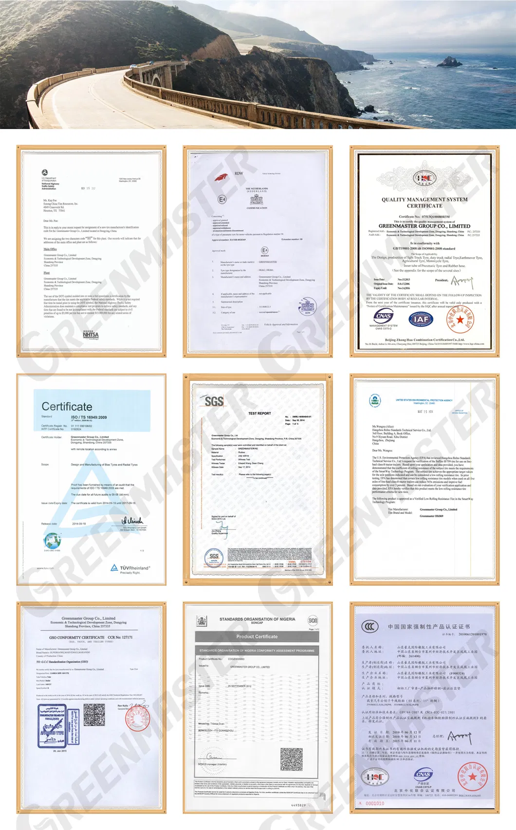 Certifications