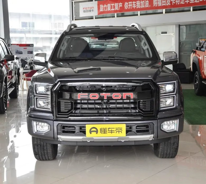 New Foton G9 Armored Automatic Pickup Truck, 2.0t Turbocharged, Ideal for off-Road/Multi-Functional Commercial Use