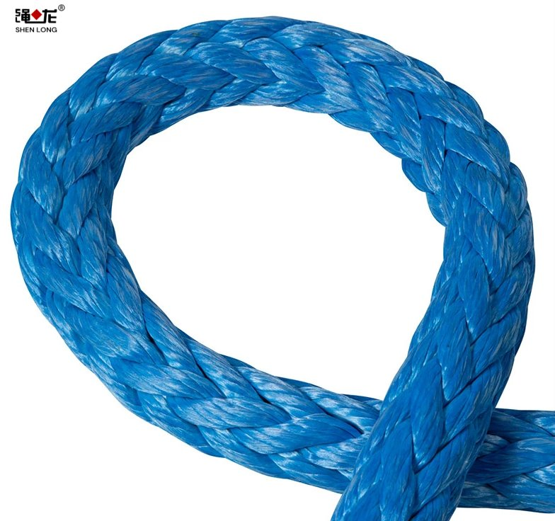High-Performance 8/12 Braid Rope UHMWPE Fiber Rope for Marine Towing/Lifting/Synthetic Mooring