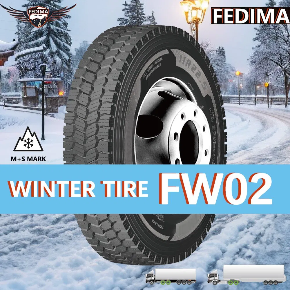 Fedima/Goodyear/Giti 11r22.5 11r24.5 Winter/Snow Fw02 3pmsf TBR Drive/Trailer Truck Tyre