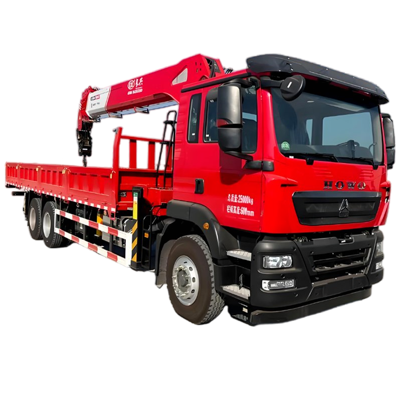 HOWO 8*2 20-25t Truck Mounted Crane Medium Duty Crane Truck for Commercial Applications