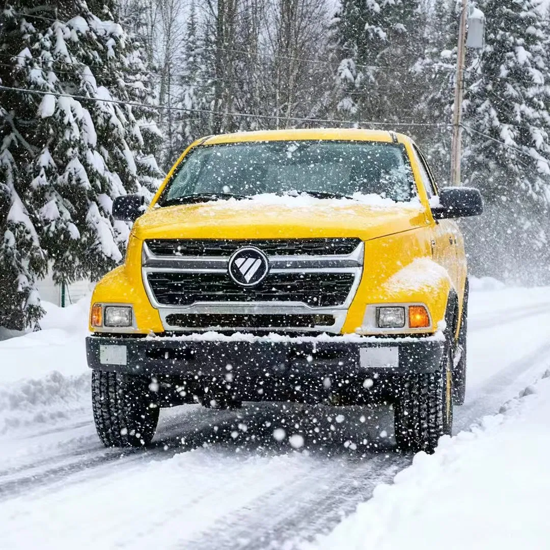 Foton Pickup Mini Small Ice Snow Removal Sweeper Cleaner Truck Snow Removal Brush Sweeping Vehicle Snow Plow Shovel Machine Winter Service Special Light Truck