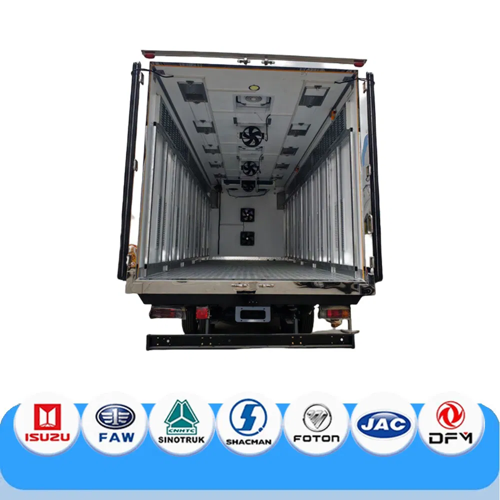 Sinotruk Jmc JAC Foton Small Cold Refrigerator Freezer Refrigerated Commercial Van Box Cargo Mobile Food Light Transport Truck Reefer Price for Sale