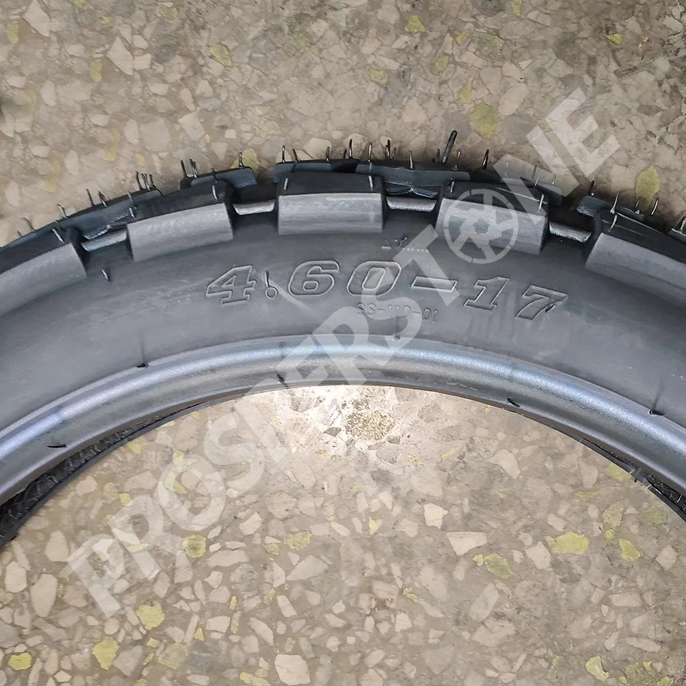 Rubber Tubeless Tyres Super Wear-Resistant Run-Flat Motorcycle Tires/Tyres 4.60-17