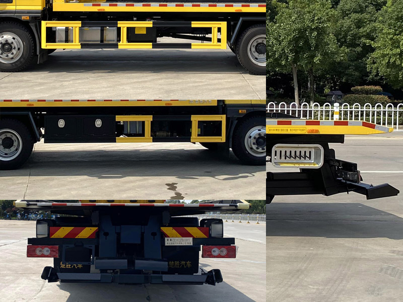 Medium-Duty Wrecker Tow Truck (14 Tons) Foton Cummins Engine (Up to 240HP) up to 7.6 Tons Lifting Capacity Compact Flatbed Rescue Vehicle for Light Truc