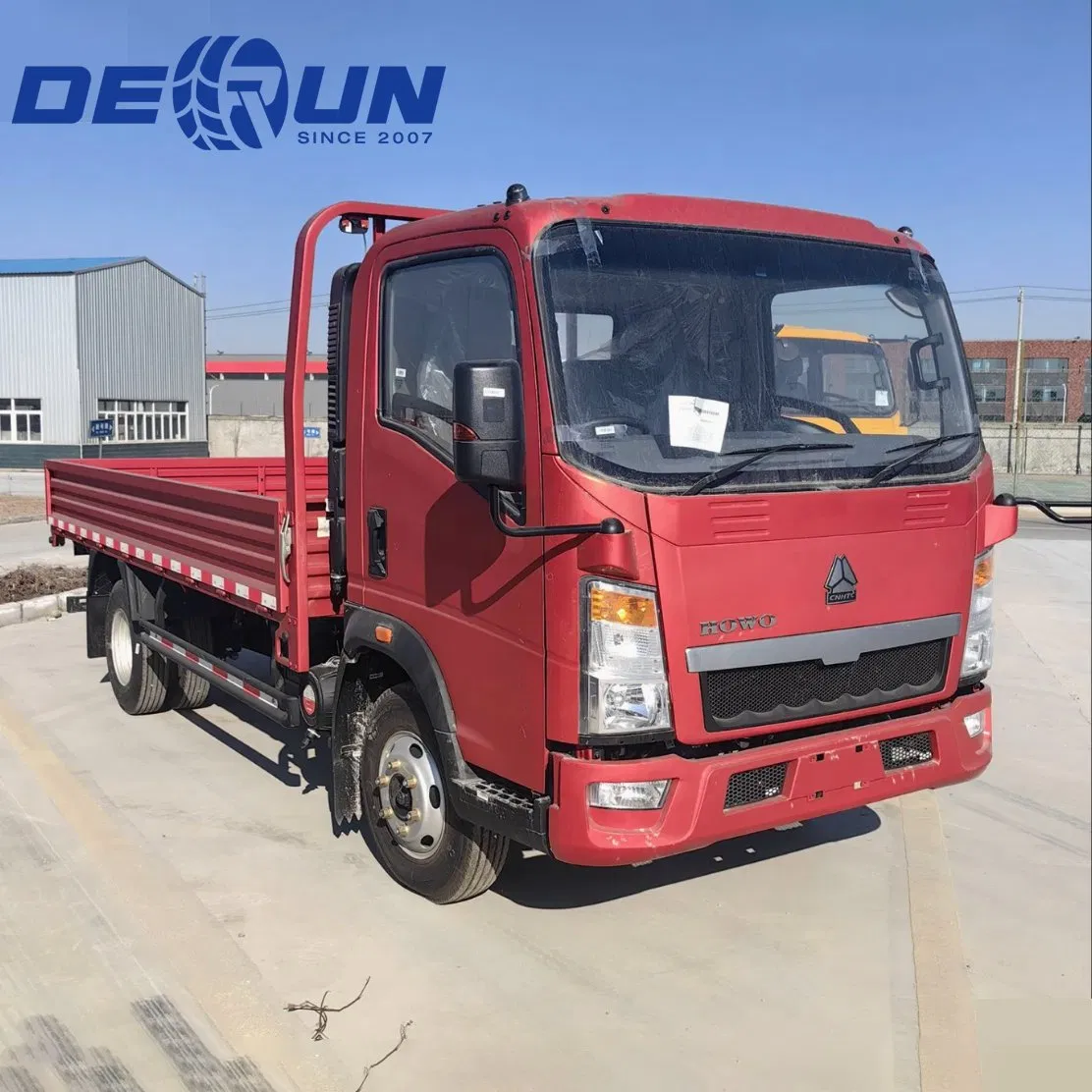Brand New China Sinotruk HOWO/FAW/Foton/Dongfeng 4X2/4X4 6wheels 3-15ton Light Dropside Sidewall Cargo Mini Truck Price for Country Logistic Transport