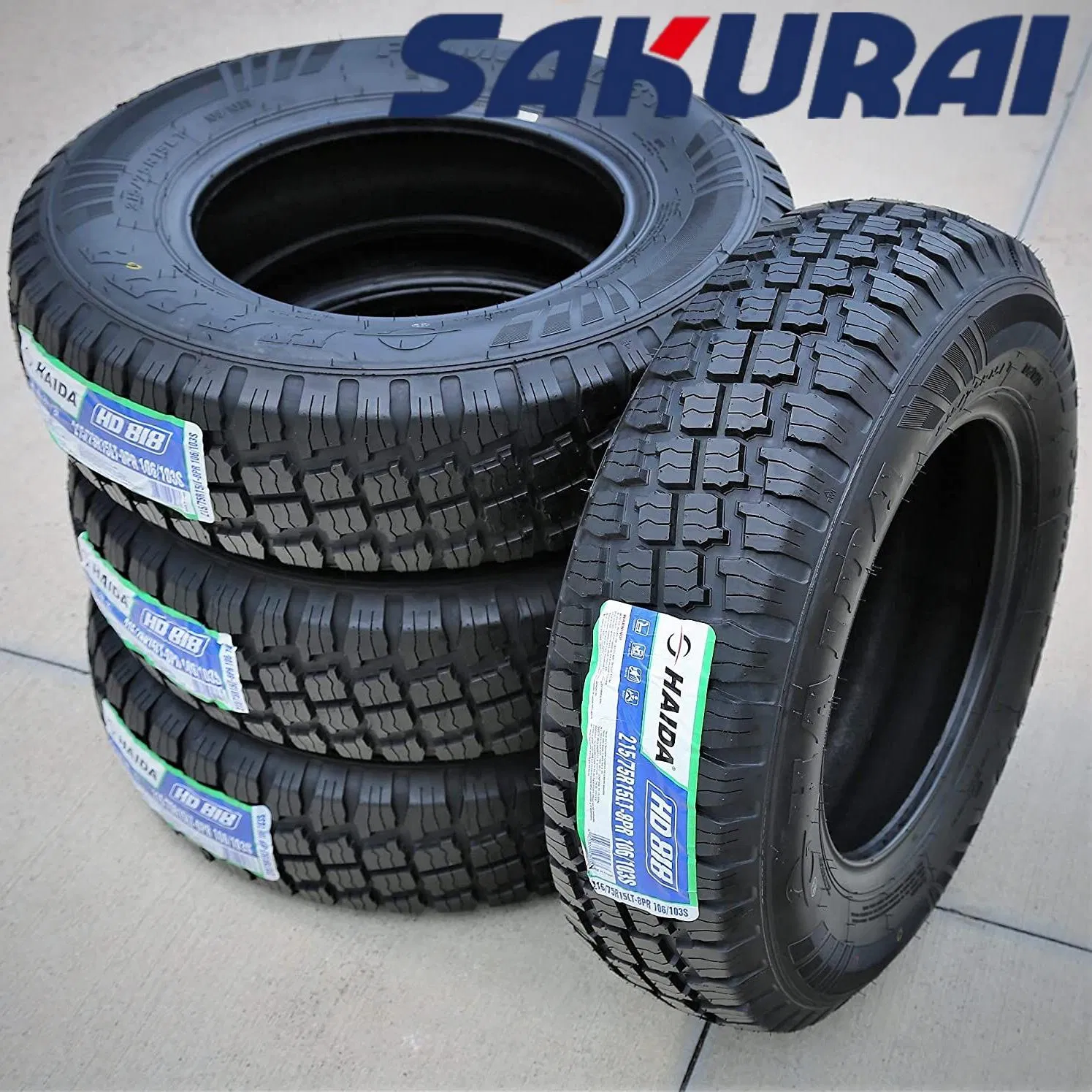 China Factory Top Tyre Brands Haida Offroad Mt Run Flat Pickup Performance 215/50r18 255/45zr17 235/30zr20 255/30zr26 Radial Car Tire 13"14"15"16"17"18"19"