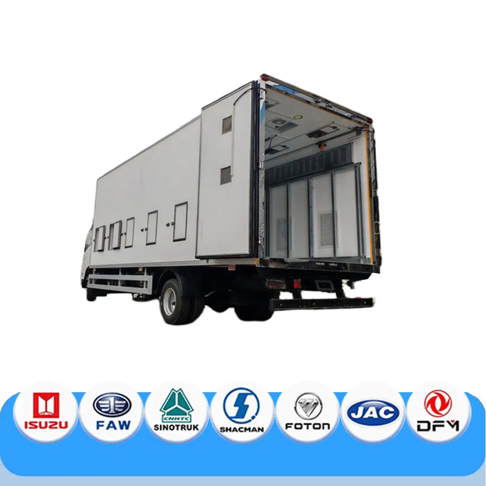 Sinotruk Jmc JAC Foton Small Cold Refrigerator Freezer Refrigerated Commercial Van Box Cargo Mobile Food Light Transport Truck Reefer Price for Sale