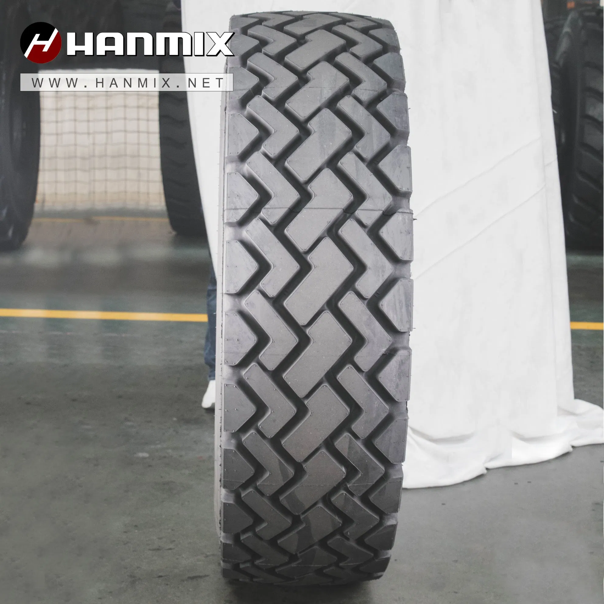 Hanmix off-The-Road Radial Tire Ind Cranes, Fire Rescue E2/L2 E3/L3 E4/L4 OTR Radial Tyres Tires 18.00r25 (505/95R25)