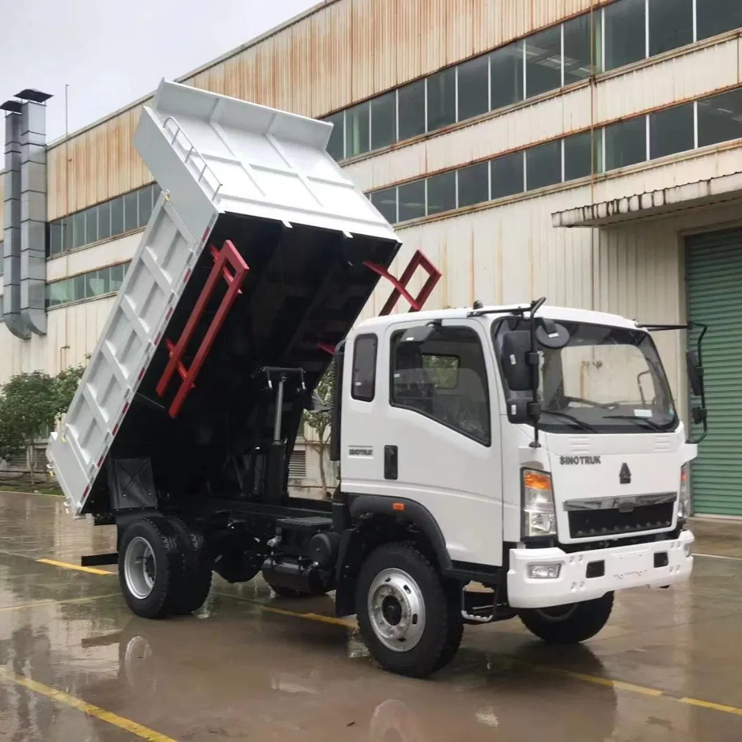 Sinotruk HOWO Homan of 4X2 4X4 6X6 All Wheel Drive Mini Flatbed Stakeheavy Duty Light Diesel Tipper Dumper Dump Truck for Sale