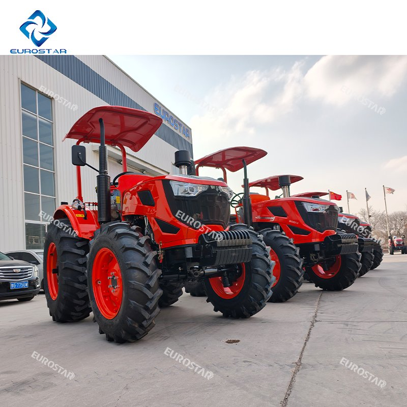 80HP 4WD Wheel Farm Tractor Diesel Tractor for Agricultural Machinery Manufacturer