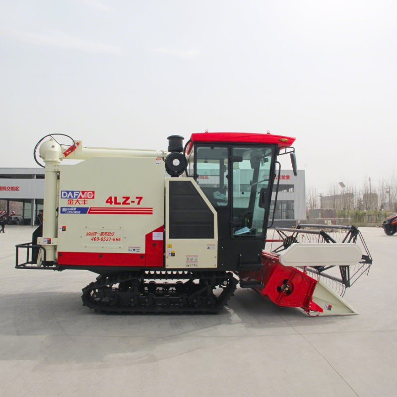 Versatile Agricultural Rice Combine Harvester Combined Harvester Machine Rice Rice Harvester with Cabin