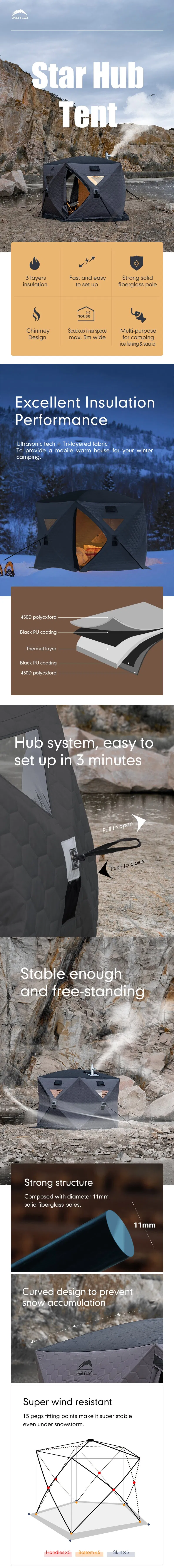 Thermal Winter Ice Fishing Tent