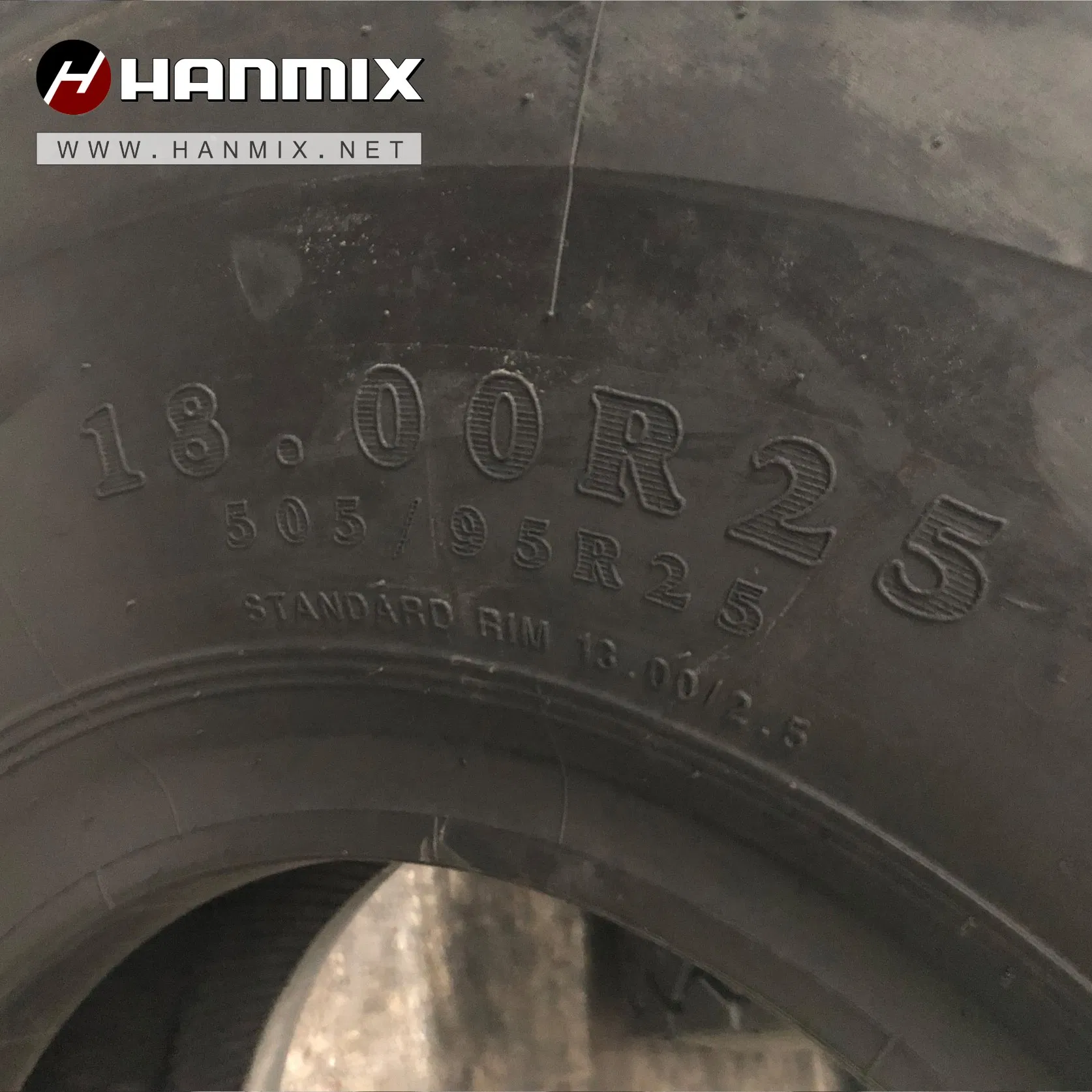 Hanmix off-The-Road Radial Tire Ind Cranes, Fire Rescue E2/L2 E3/L3 E4/L4 OTR Radial Tyres Tires 18.00r25 (505/95R25)