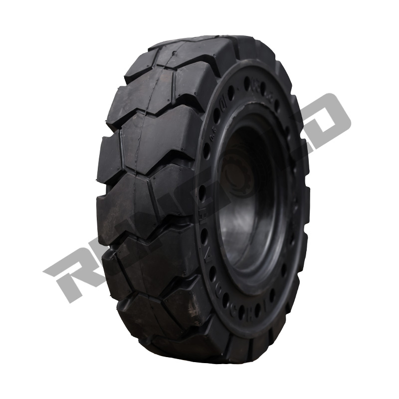 Long-Lasting Smooth Solid Tire for All Terrain Conditions (6.00-9 600X9)