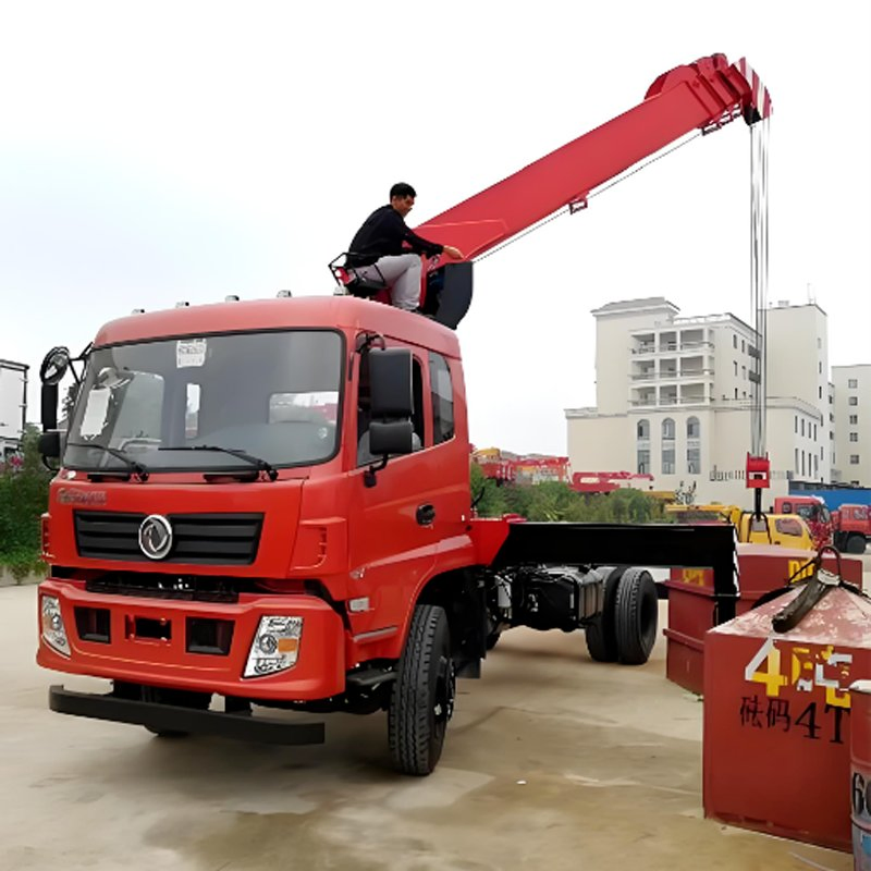HOWO 8*2 20-25t Truck Mounted Crane Medium Duty Crane Truck for Commercial Applications