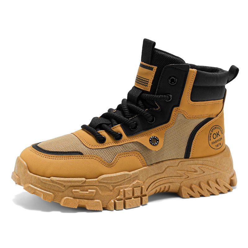 Stylish Men's Retro Korean Ankle Boots for Autumn Winter