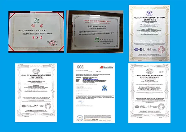 Certifications