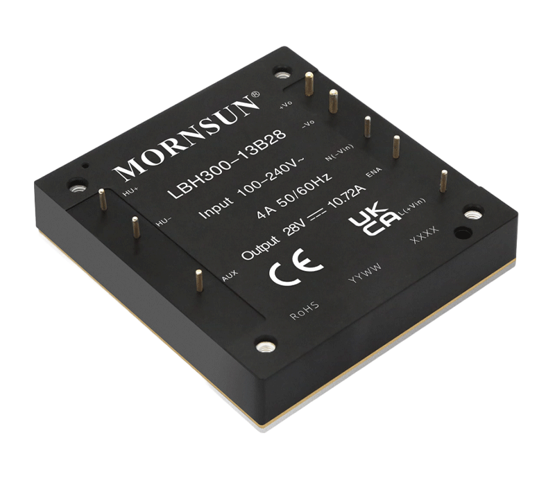 Mornsun LBH300-13Bxx 300W CRPS Power Supply 92% Efficiency Single Output Wide Input 3-Year Warranty for Server & Industrial Use