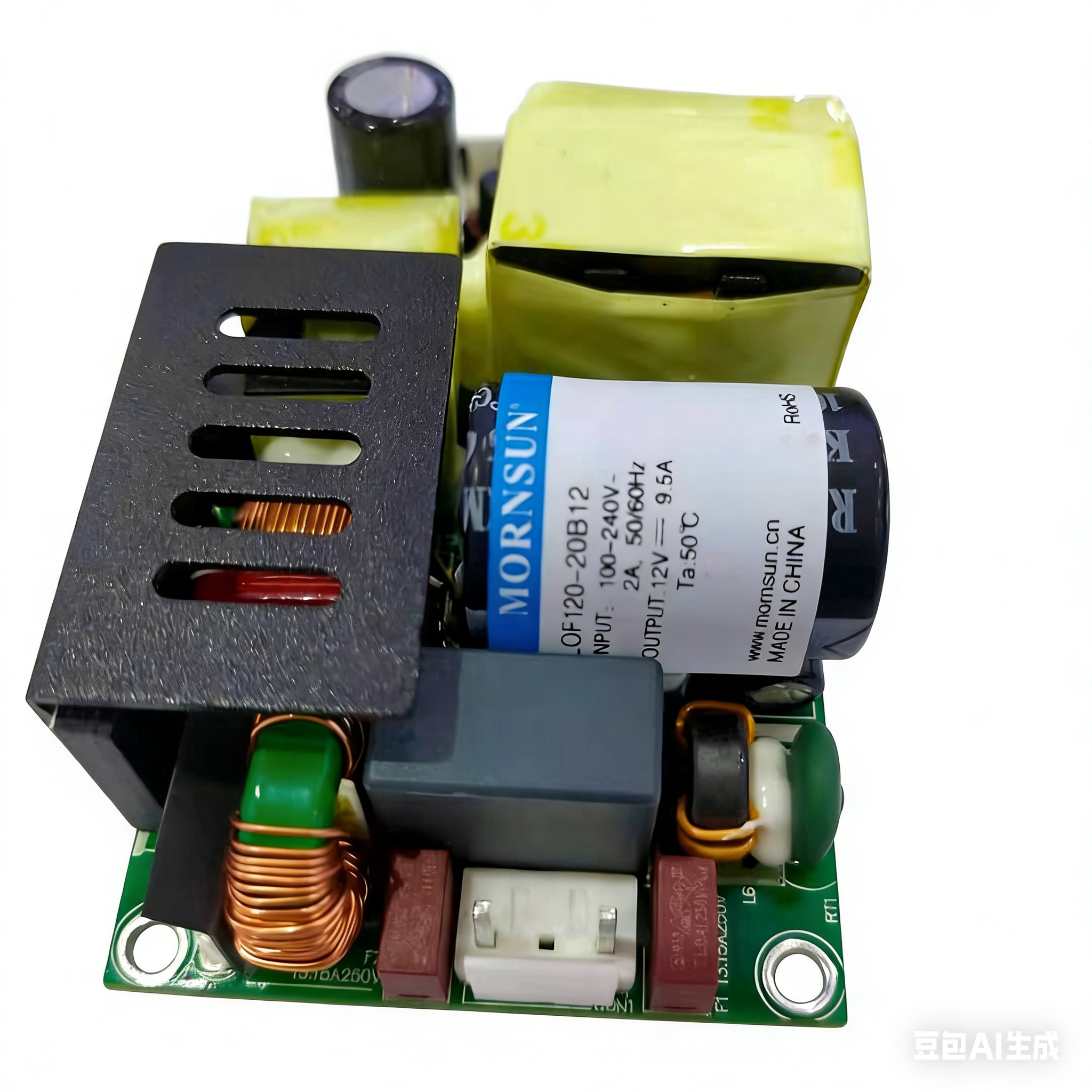 Mornsun LOF120-20Bxx 120W Single Output 5A AC-DC Open Frame Power Supply IEC60601-1 for for Medical & Industrial Use