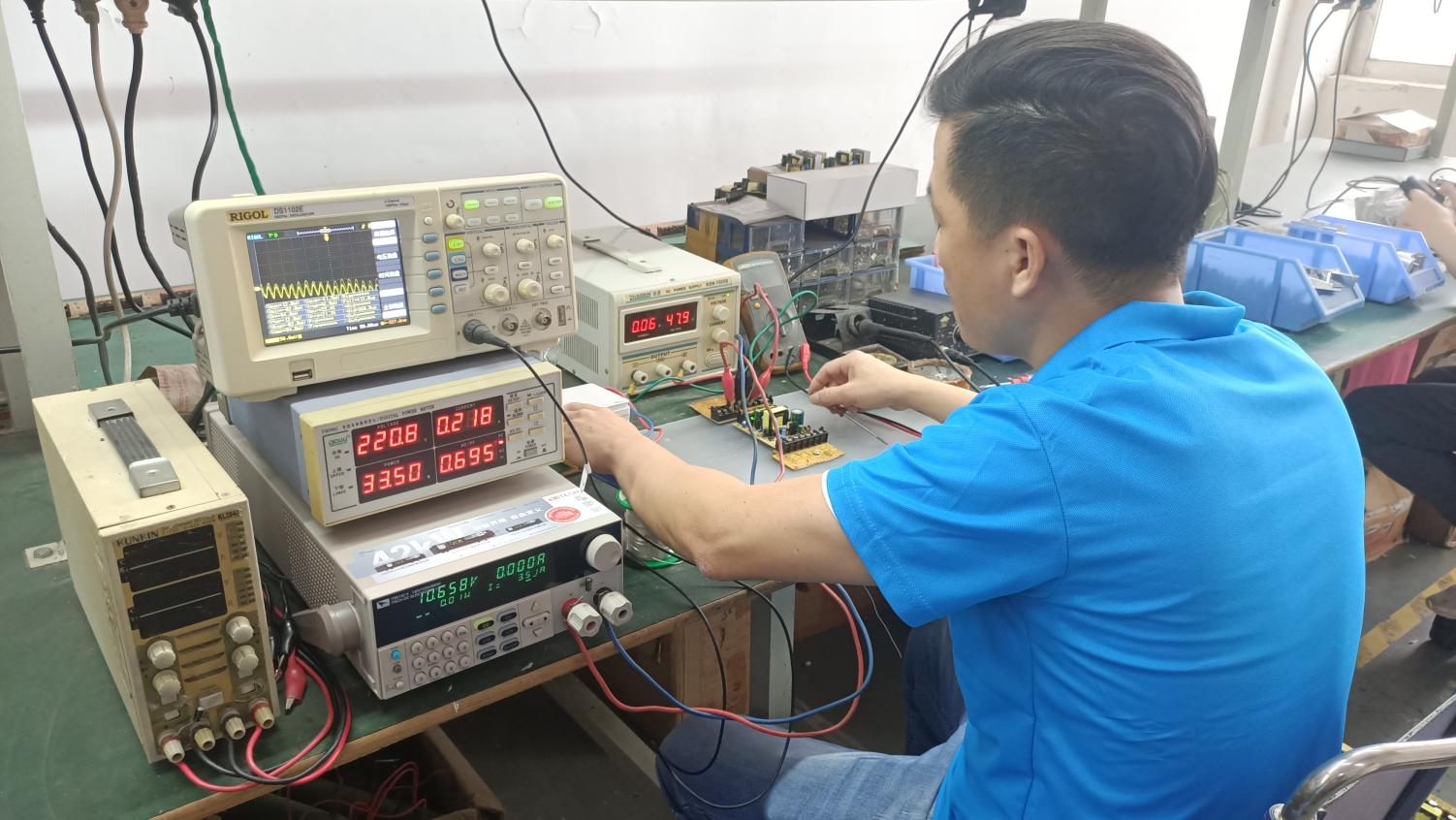 CN Electronics full SMT automated assembly production line overview — Shenzhen manufacturing facility