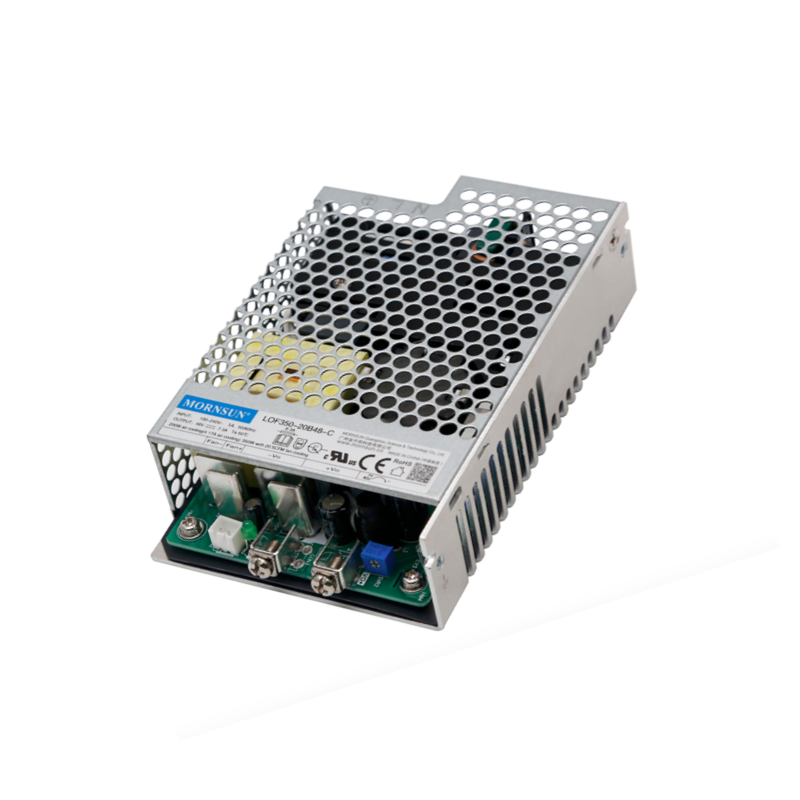 Mornsun LOF350-20Bxx-C 350W AC-DC Medical Power Supply IEC60601-1 BF Type Metal Enclosure High Efficiency for Industrial Use