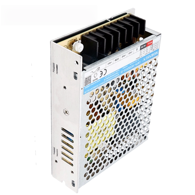 Mornsun LM75-10Cxx 75W Triple Output AC/DC Power Supply 90-264VAC Metal Enclosure 5V/12V/24V Outputs 82%-84% Efficiency for