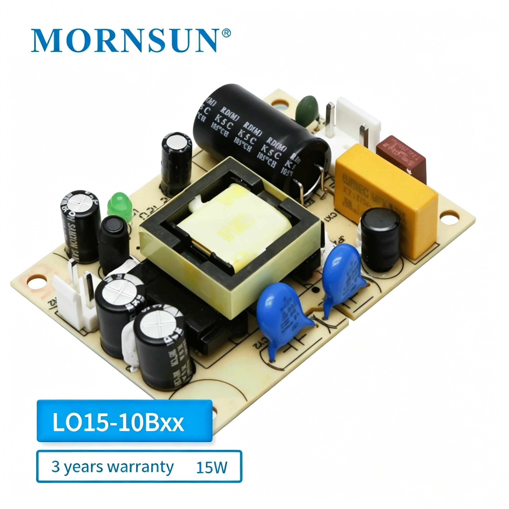 Mornsun LO15-10B09 15W AC DC Open Frame Power Supply 9V 1.5A SMPS PCB Mount Industrial MW Power Supply Replace EPS-15-9