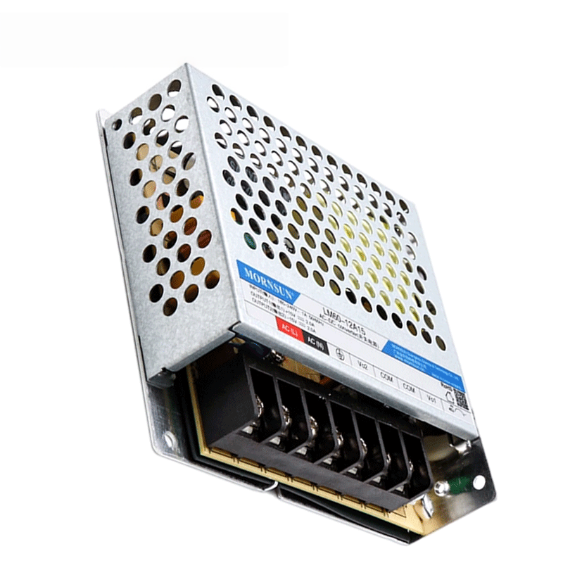 Mornsun LM60-12A15 60W Dual Output AC/DC Power Supply 165-264VAC Metal Enclosure 3-Year Warranty 82% Efficiency Industrial