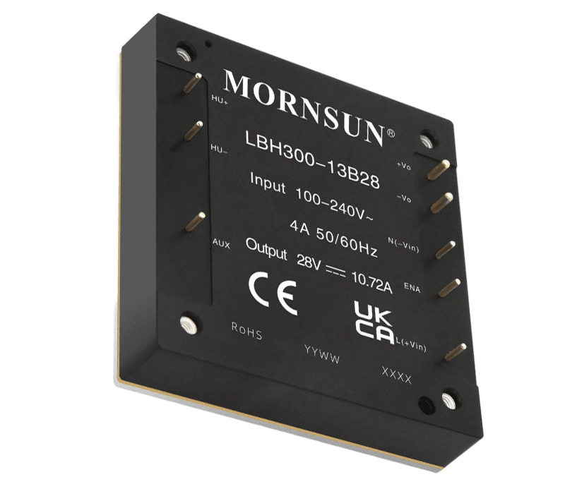 Mornsun LBH300-13Bxx 300W CRPS Power Supply 92% Efficiency Single Output Wide Input 3-Year Warranty for Server & Industrial Use