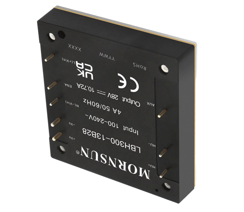 Mornsun LBH300-13Bxx 300W CRPS Power Supply 92% Efficiency Single Output Wide Input 3-Year Warranty for Server & Industrial Use