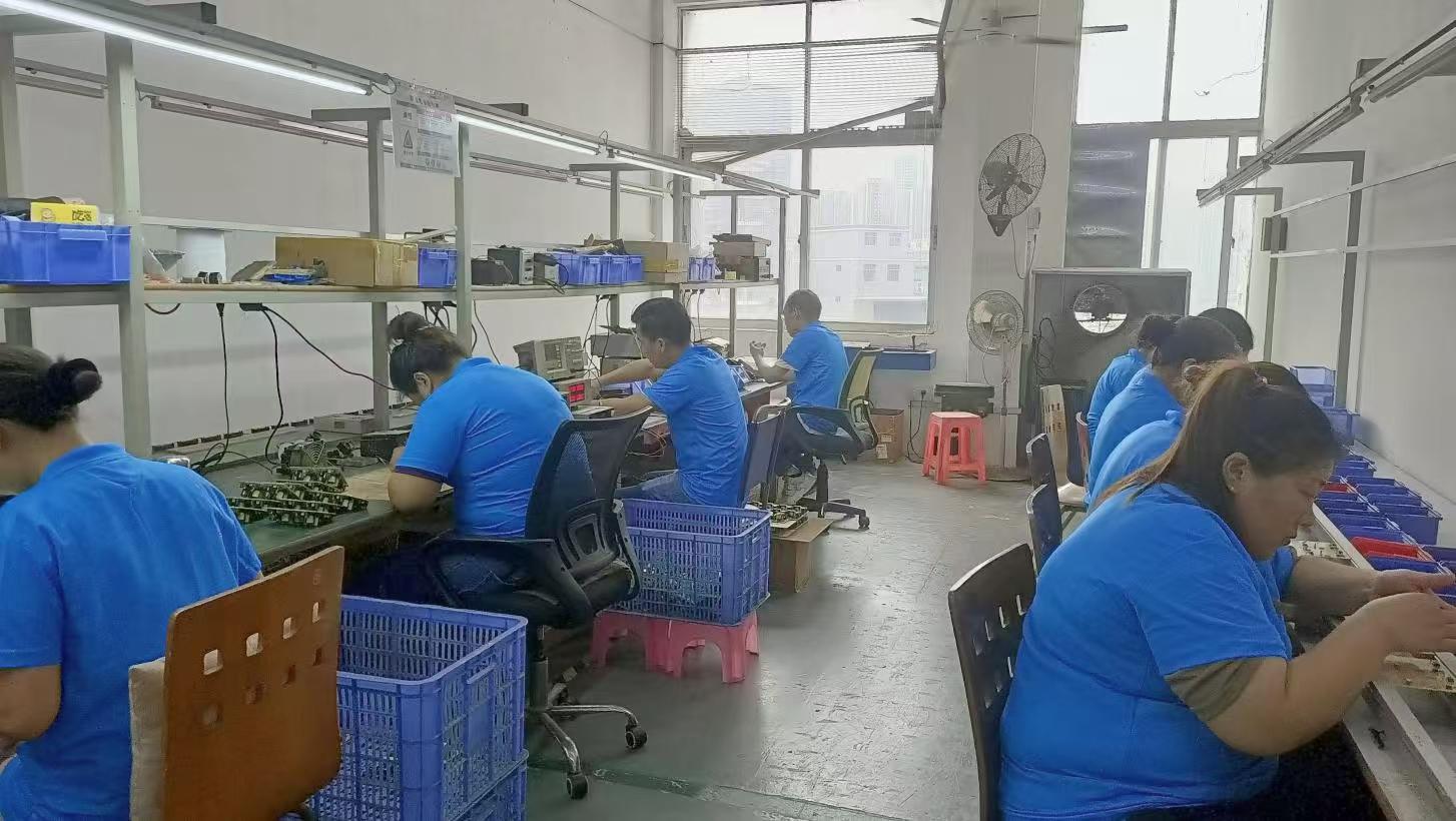 CN Electronics manufacturing facility interior — 10,000 m² production floor in Shenzhen, China