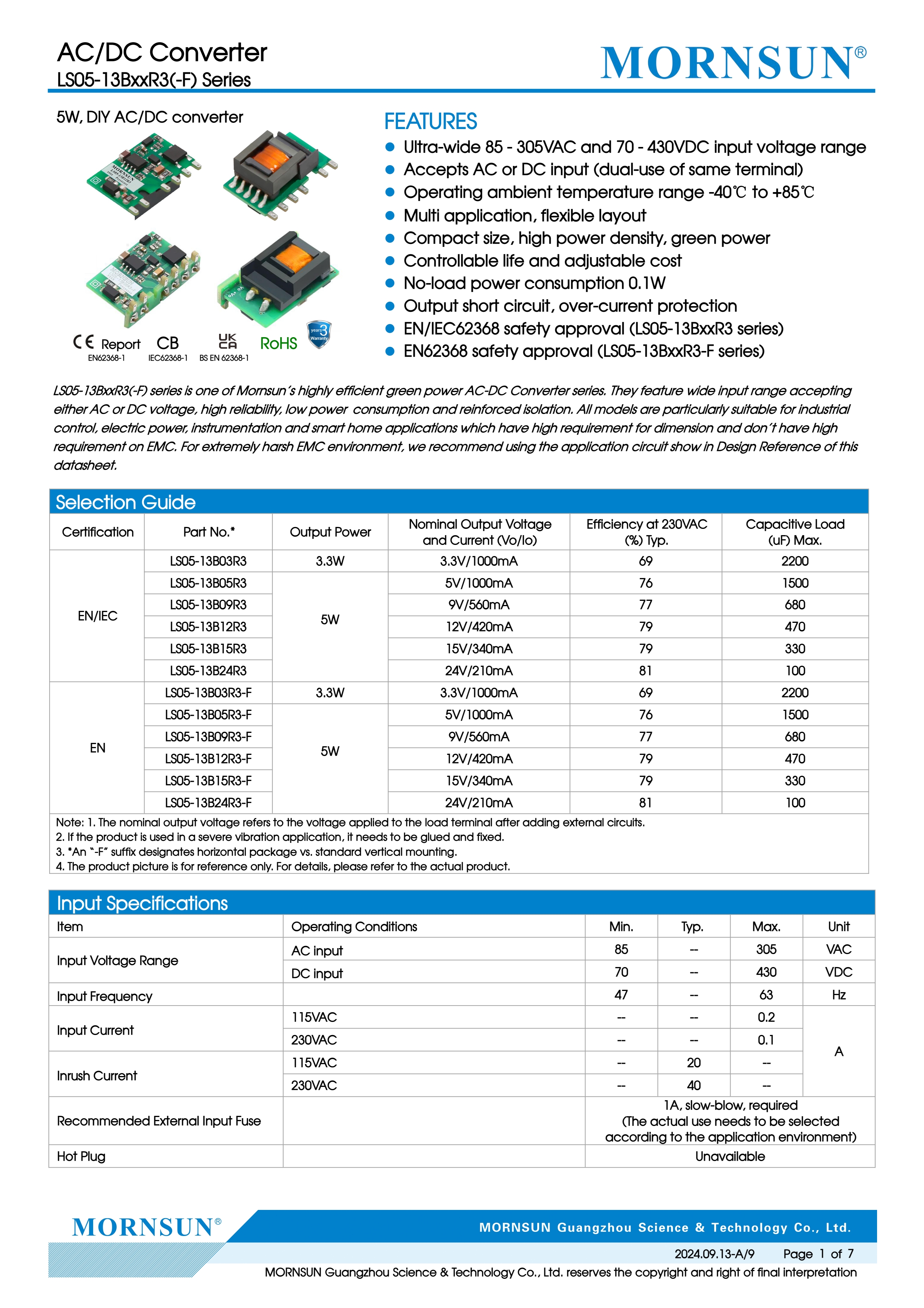 Specification 2