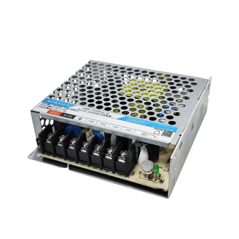 Mornsun LM35-10D0515-12 35W Dual Isolated Output AC/DC Power Supply for Industrial Equipment 89% Efficiency