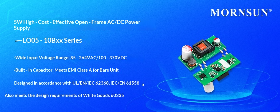 Compact 5V Regulated AC/DC Switching Power Supply