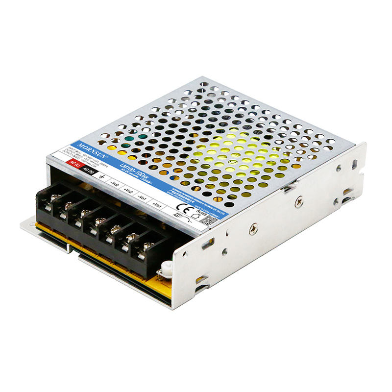 Mornsun LM100-10Dxx 100W Dual Output AC/DC Power Supply Metal Enclosure LED Indicator 3-Year Warranty 85-87% Efficiency for