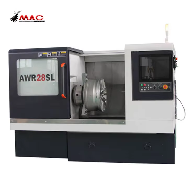 High-Precision Multifunctional Automatic CNC Turning Machine Lathe for Alloy Wheels Long Service Life