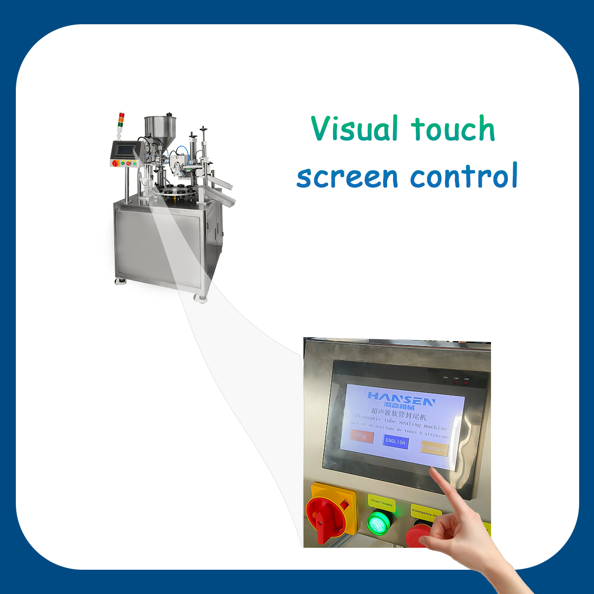Multi-Functional Ultrasonic Tube Sealing Machine for Face Cream &amp; Moisturizer Tubes